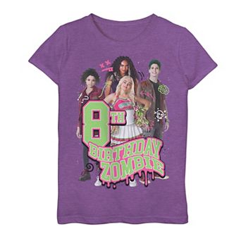 Disney's Zombies Girls 7-16 8th Birthday Graphic Tee