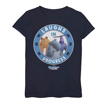 Disney / Pixar's Monsters, Inc. Girls 7-16 Laughing Progress Graphic Tee