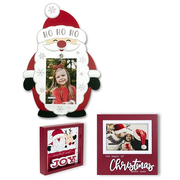 Malden Christmas Frame & Wall Decor 3piece Set