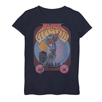 Girls 7-16 Marvel Black Widow Retro Distressed Graphic Tee
