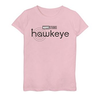 Girls 7-16 Marvel Hawkeye Black Logo Graphic Tee