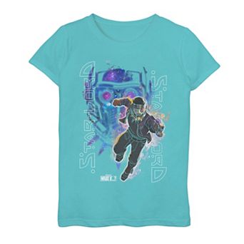 Girls 7-16 Marvel What If T'Challa Star Lord Galactic Graphic Tee