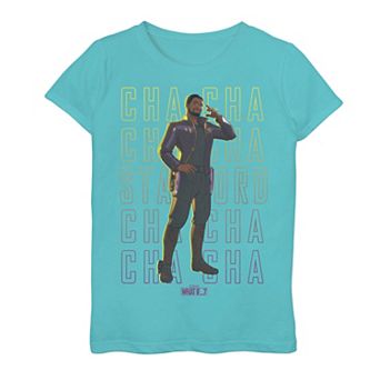 Girls 7-16 Marvel What If T'Challa Star Lord "Cha Cha" Graphic Tee