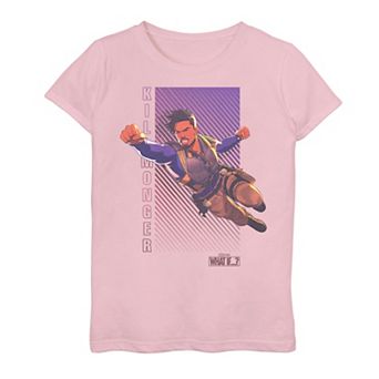 Girls 7-16 Marvel What If Killmonger Action Graphic Tee