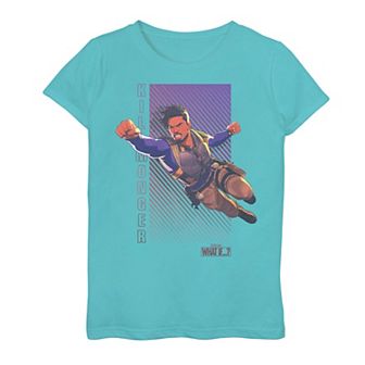 Girls 7-16 Marvel What If Killmonger Action Graphic Tee