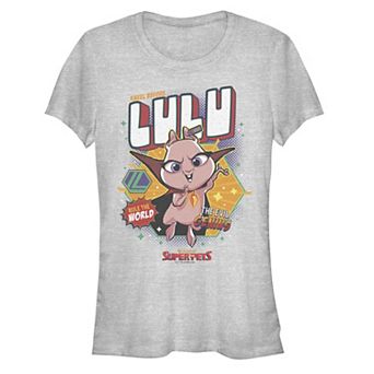 Juniors' DC Comics Super Pets Lulu Badge Tee
