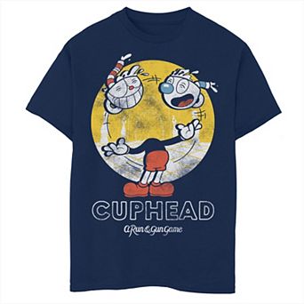 Boys 6-20 cup ead With Mugman Head Juggling Tee