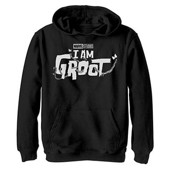 Boys 8-20 Marvel I am Groot Logo Hoodie