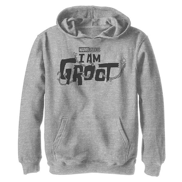 Boys 8-20 Marvel I am Groot Logo Hoodie