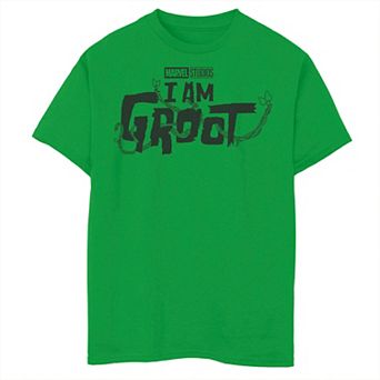 Boys 8-20 Marvel I am Groot Logo Tee