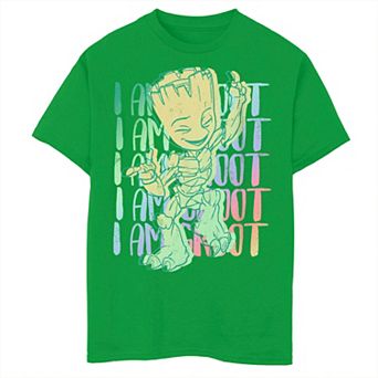 Boys 8-20 Marvel I am Groot Colorful Dancing Groot Tee
