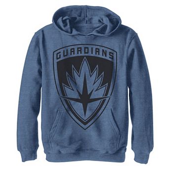 Boys 8-20 Marvel I am Groot Black Guardians Badge Hoodie