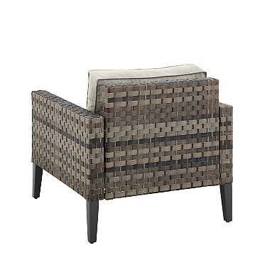 Crosley Prescott Outdoor Wicker Arm Chair