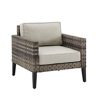 Crosley Prescott Outdoor Wicker Arm Chair