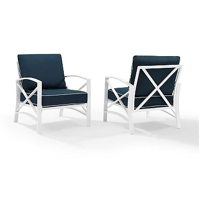 Crosley Kaplan Patio Arm Chair 2-piece Set