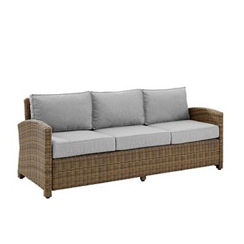 Crosley Bradenton Sunbrella Wicker Couch