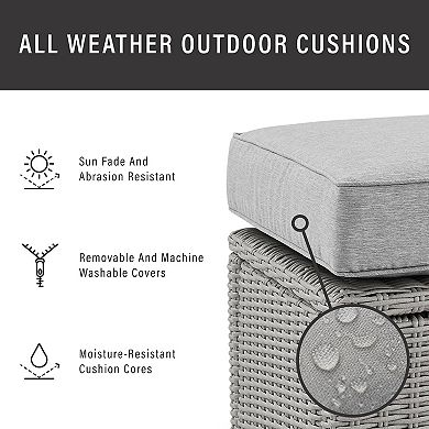 Crosley Bradenton Sunbrella Patio Loveseat Couch