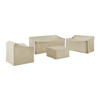 Crosley Patio Sectional Furniture Cover 4 pc Set