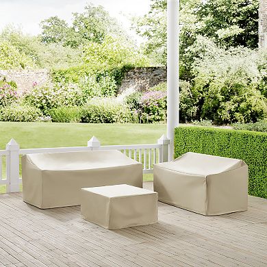 Crosley Sectional Patio Furniture Cover 3-piece Set