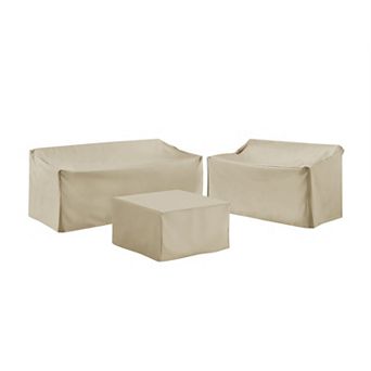 Crosley Sectional Patio Furniture Cover 3 pc Set