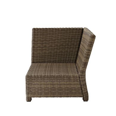Crosley Bradenton Wicker Sectional Corner Patio Chair