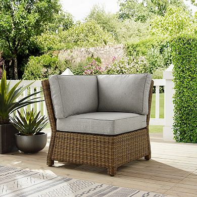 Crosley Bradenton Wicker Sectional Corner Patio Chair