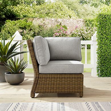 Crosley Bradenton Wicker Sectional Corner Patio Chair
