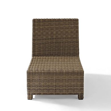 Crosley Bradenton Wicker Sectional Center Patio Chair