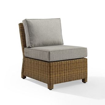 Crosley Bradenton Wicker Sectional Center Patio Chair