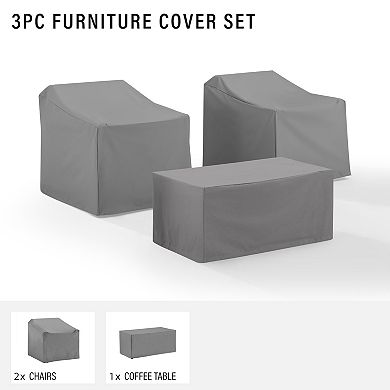 Crosley Patio Furniture Covers 3-piece Set