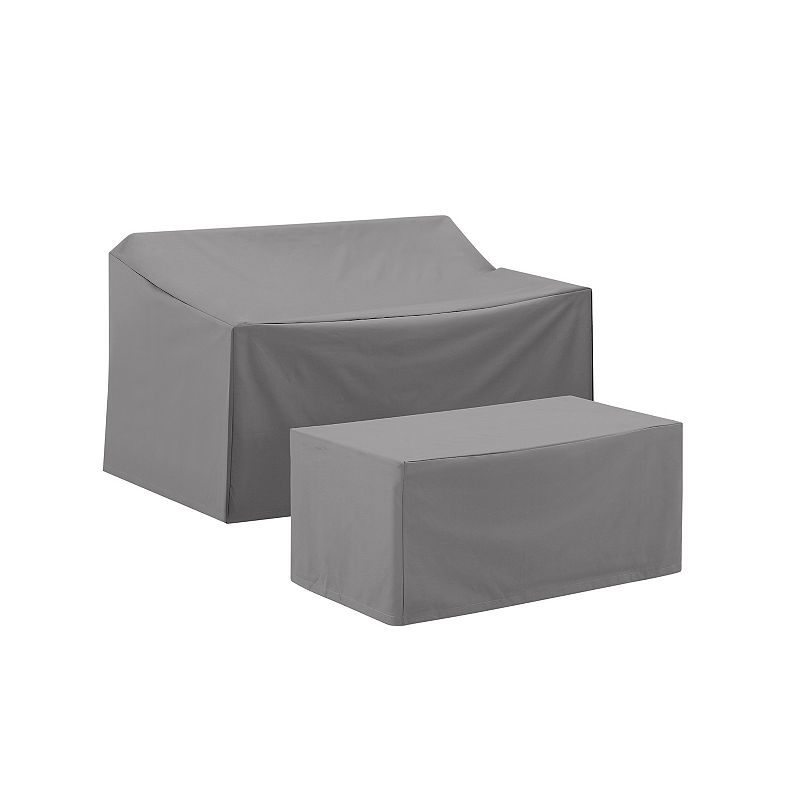 49028984 Crosley Patio Furniture Cover 2-piece Set, Grey sku 49028984