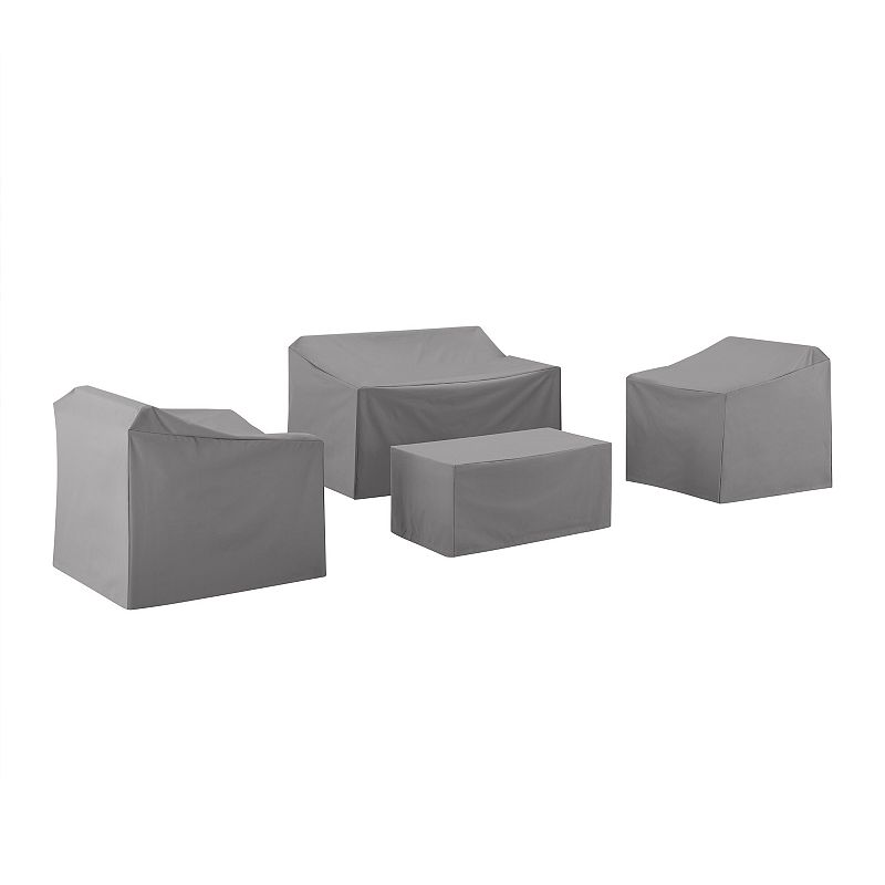 Crosley Patio Furniture Cover 4-piece Set, Grey
