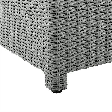 Crosley Bradenton Wicker Loveseat & Coffee Table 2-piece Set