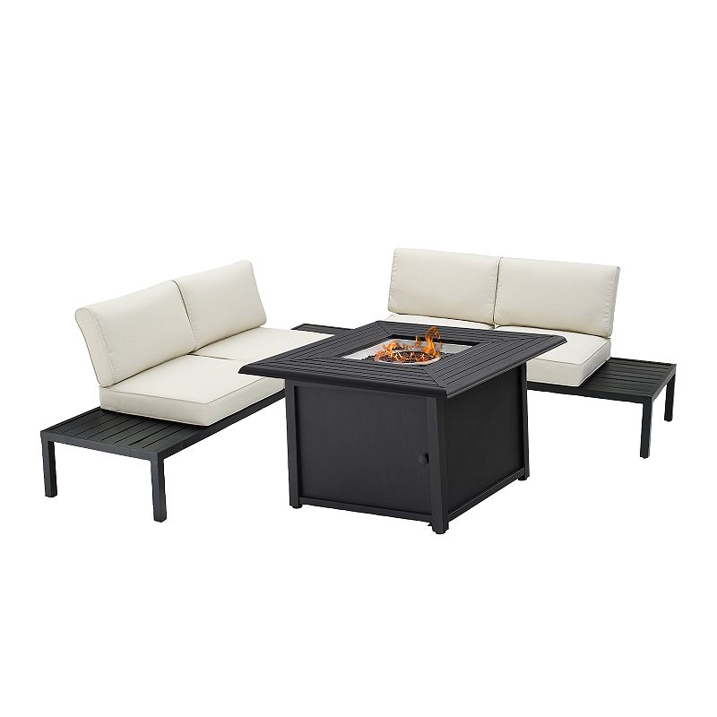 54791277 Crosley Piermont Patio Fire Table & Sectional Couc sku 54791277