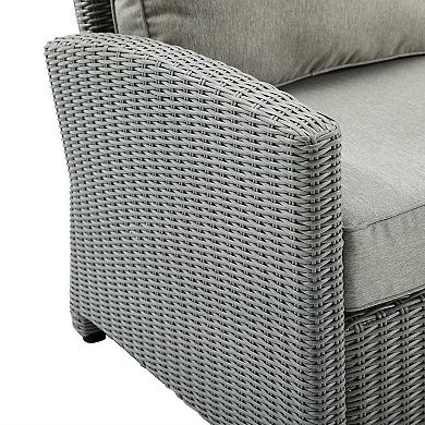 Crosley Bradenton Patio Wicker Conversation 3-piece Set