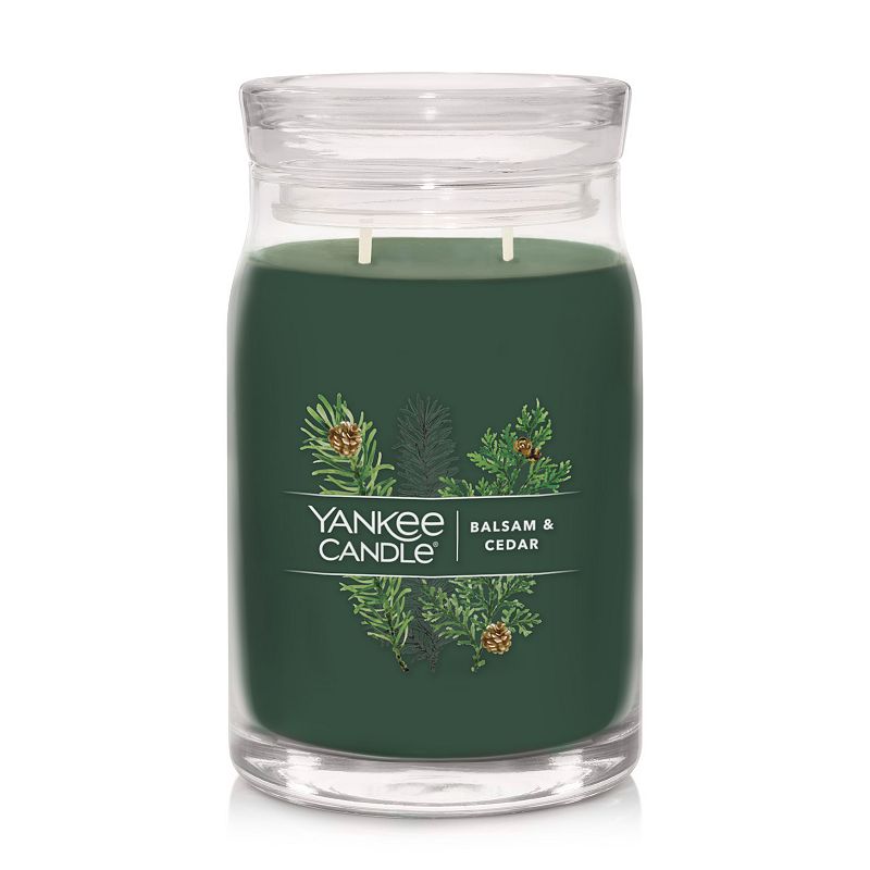 UPC 192833153319 product image for Yankee Candle Balsam & Cedar Signature Large Candle Jar, Multicolor | upcitemdb.com