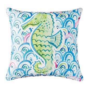 C&F Home Seahorse Indoor Outdoor Throw Pillow