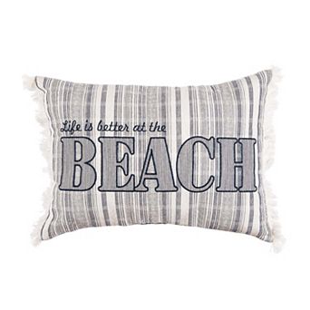 C&F Home Beach Saying Throw Pillow
