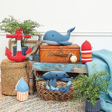 C&F Home Whale Shaped Throw Pillow