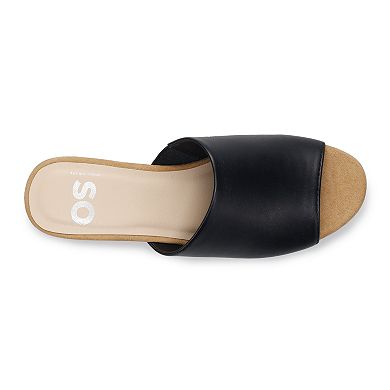 SO® Beena Women's Platform Dress Sandals