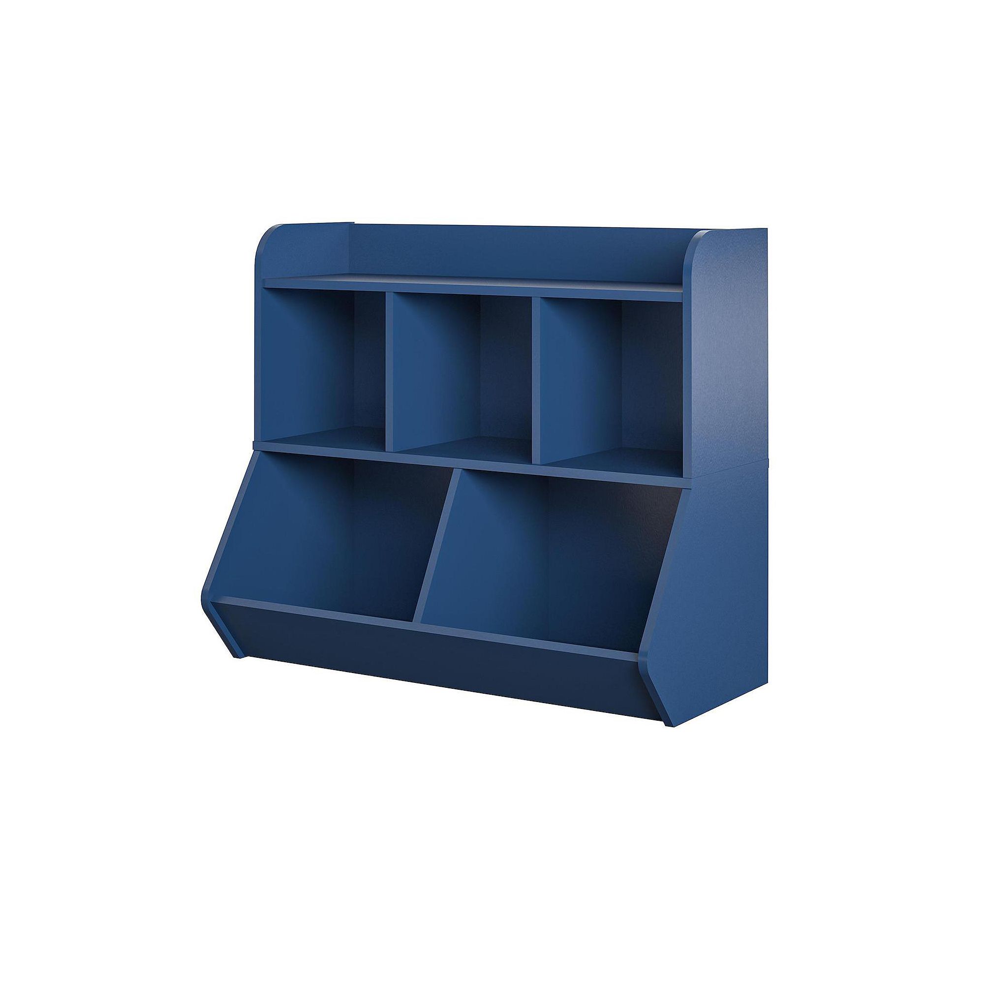 Ameriwood Home Tyler Kids Toy Storage Bookcase, Blue