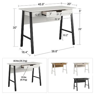 Ameriwood Home Oxford Computer Desk with Drawer