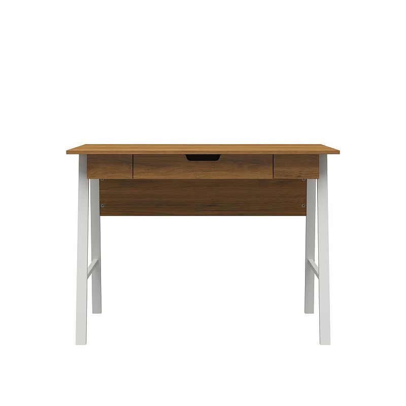 Ameriwood Home Oxford Computer Desk with Drawer, Brown