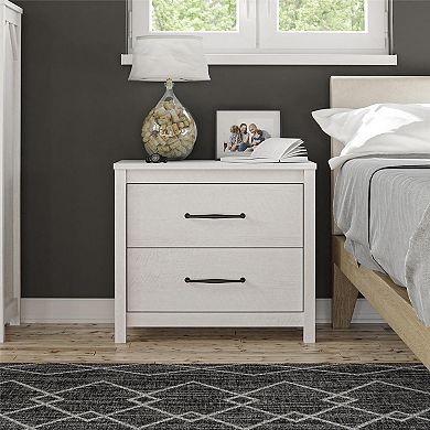 Ameriwood Home Augusta 2-Drawer Nightstand Table