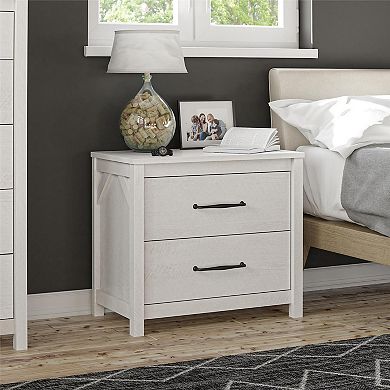 Ameriwood Home Augusta 2-Drawer Nightstand Table