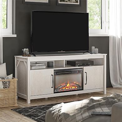 Ameriwood Home Augusta Electric Fireplace & TV Console