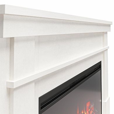 Ameriwood Home Elmcroft Wide Mantel with Electric Fireplace