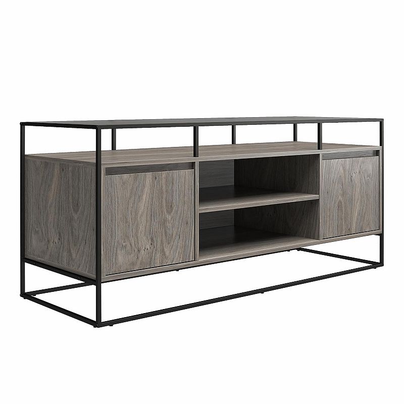 Ameriwood Home Camley Modern Media Console TV Stand, Grey