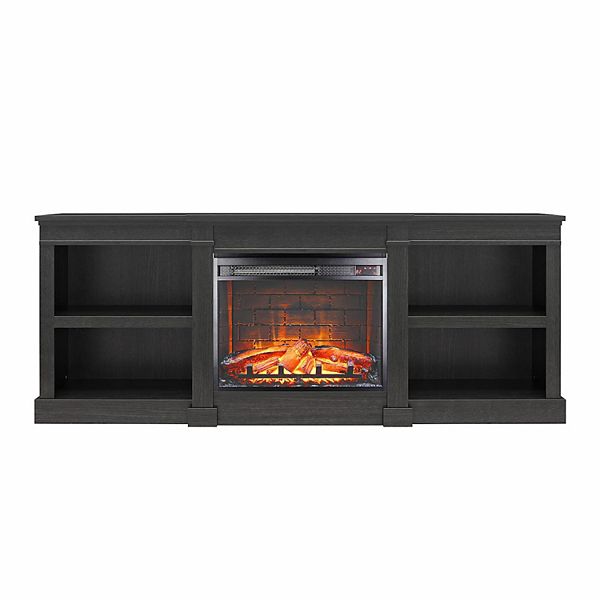 Ameriwood Home Baileywick TV Console with Electric Fireplace
