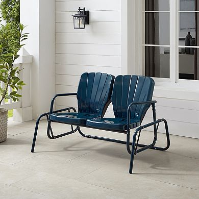 Crosley Ridgeland Outdoor Metal Loveseat Glider